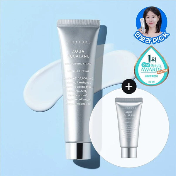 S.NATURE Aqua Squalane Moisturizing Cream 60ml + 30ml