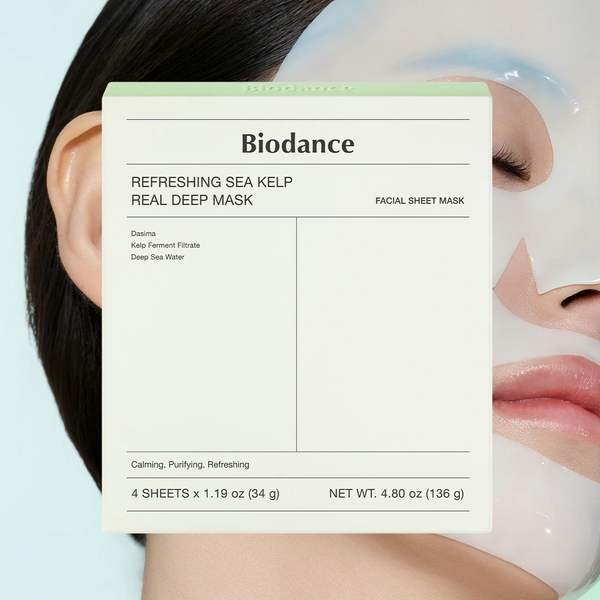 BIODANCE Refreshing Sea Kelp Real Deep Mask (4pcs)