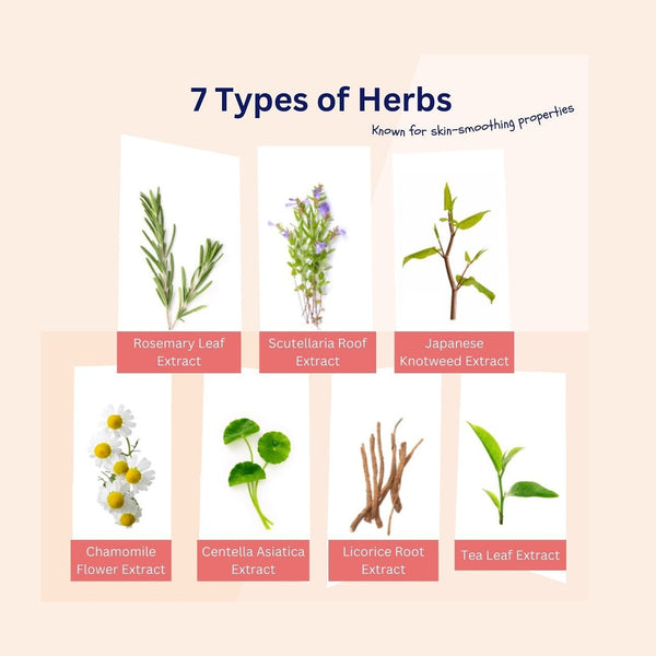 7 herbal ingredients contained