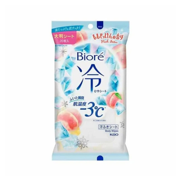 KAO BIORE Cooling Body Wipes 20 sheets