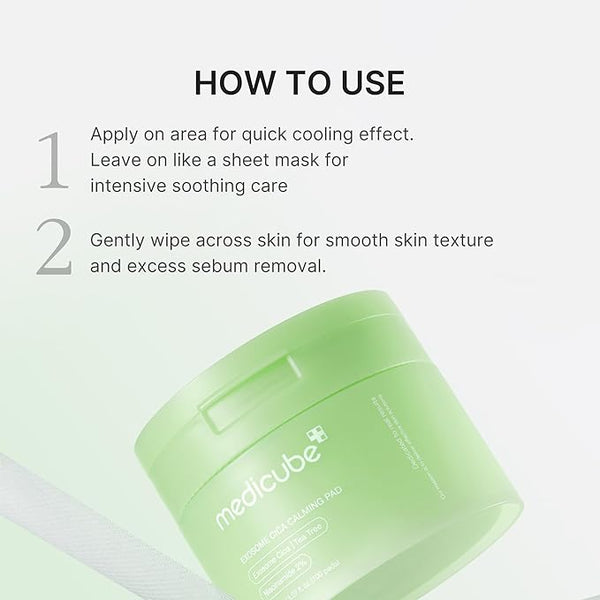 MEDICUBE Toner Pads Exosome CICA Tea Tree Calming Toner Pad (70 pads)