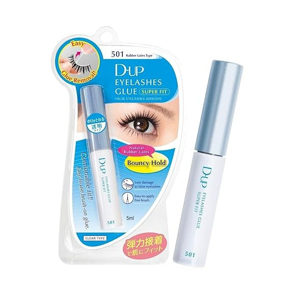 D-UP Eyelashes Glue Super Fit 501(Rubber Type ) 5ml