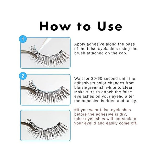 D-UP Eyelashes Glue Super Hard 502N (Clear Type) 5ml