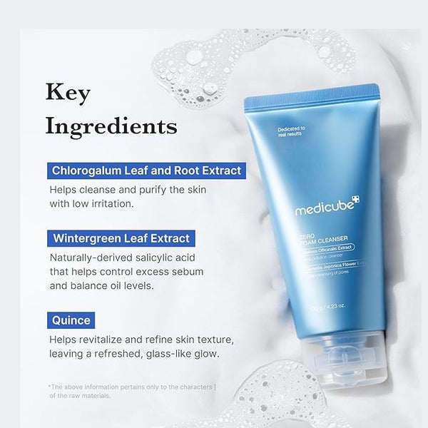 MEDICUBE Zero Foam Cleanser 120g