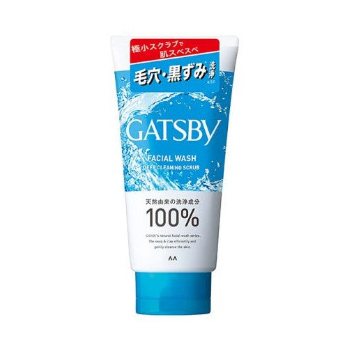 Gatsby Facial Wash Deep Cleaning Scrub 130g