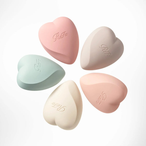 ReFa HEART BRUSH for SCALP- Mat Rose