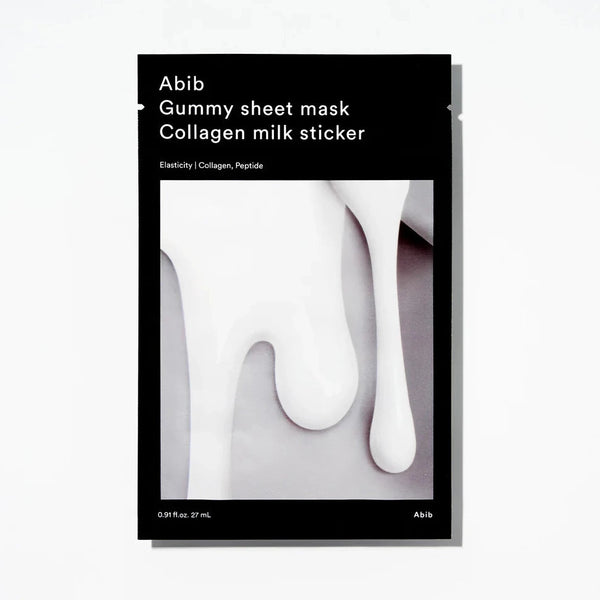 ABIB Gummy Sheet Mask Collagen Milk Sticker 27ml