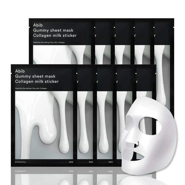 ABIB Gummy Sheet Mask Collagen Milk Sticker 27ml