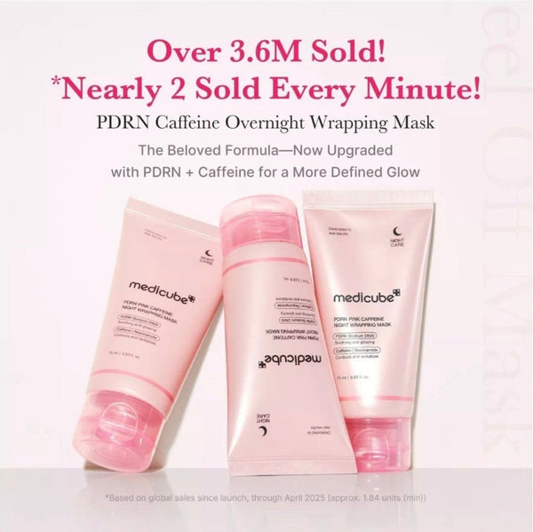 MEDICUBE PDRN Pink Caffeine Night Wrapping Mask 75ml