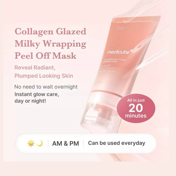 MEDICUBE Collagen Milk Toning Wrapping Mask 75ml