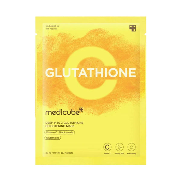 MEDICUBE Deep Vita C Glutathione Brightening Mask 27ml (1ea)