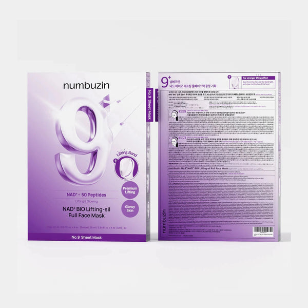 Numbuzin No.9 NAD+ Bio Lifting-Sil Full Face Mask
