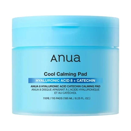 ANUA 8 Hyaluronic Acid Catechin Calming Pad 110 pads/185 mL