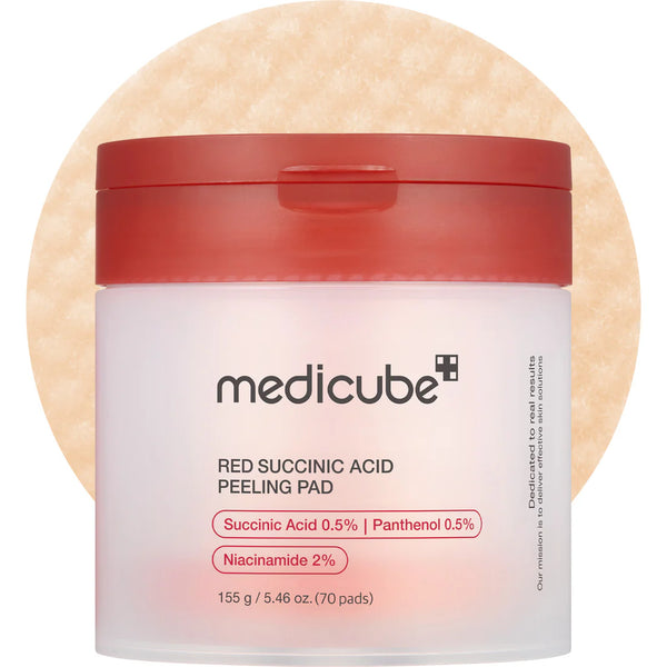 MEDICUBE Red Succinic Acid Peeling Pad 70 pads