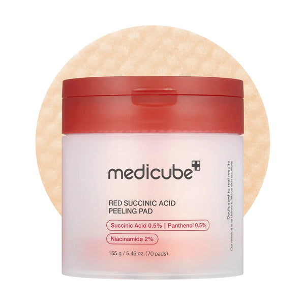MEDICUBE Red Succinic Acid Peeling Pad 70 pads