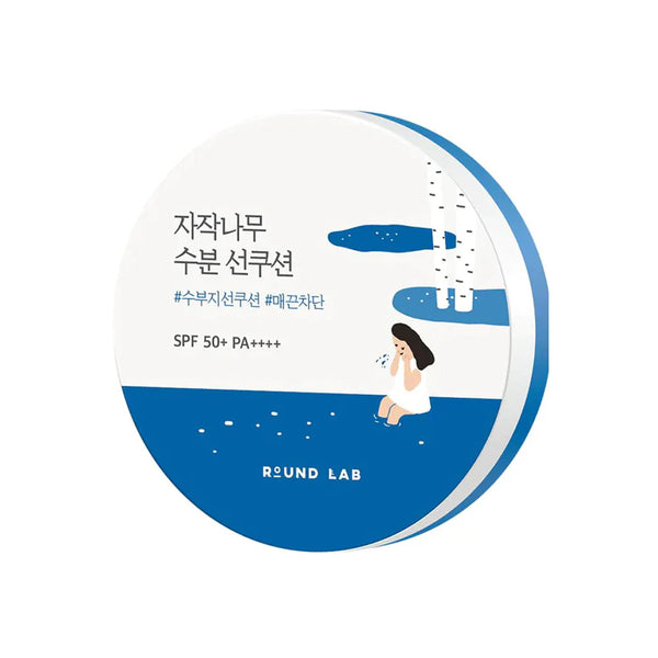 Round Lab Birch Juice Moisturizing Sun Cushion SPF 50+ PA++++ 15g/ 0.52 oz.