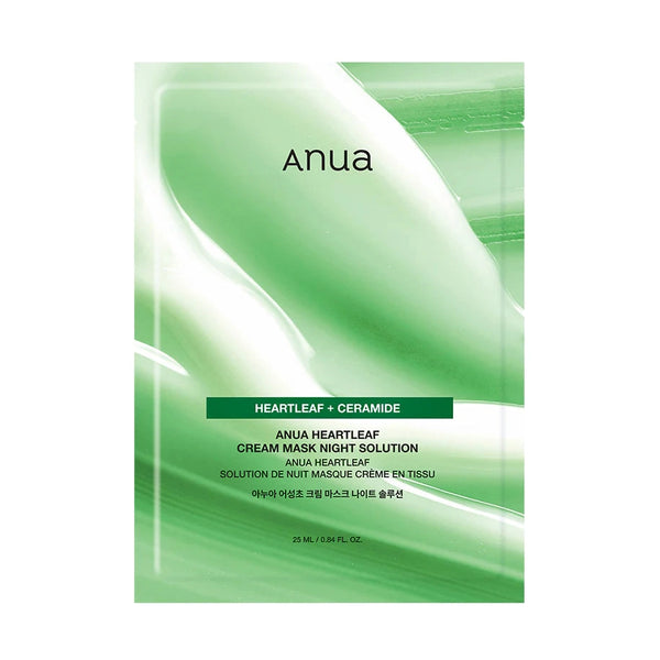 ANUA Heartleaf Cream Mask Night Solution 25ml/ 1 sheet