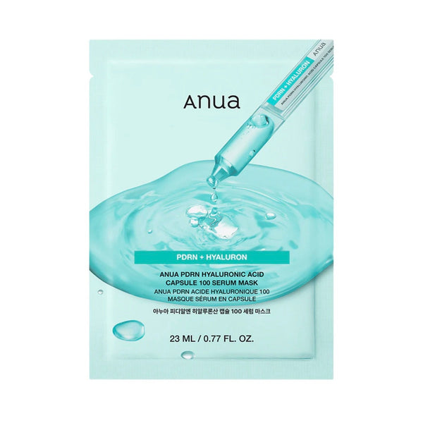 ANUA PDRN Hyaluronic Acid Capsule 100 Serum Mask 23ml/ 1 sheet