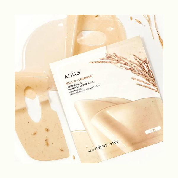 ANUA Rice 70 Glow Collagen Mask