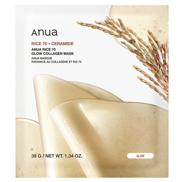 ANUA Rice 70 Glow Collagen Mask
