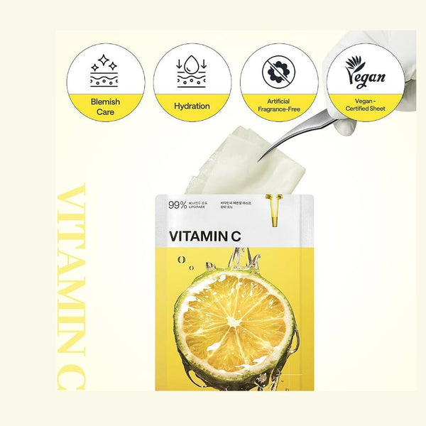 MEDIHEAL Vitamin C Essential Mask-Clear Toning