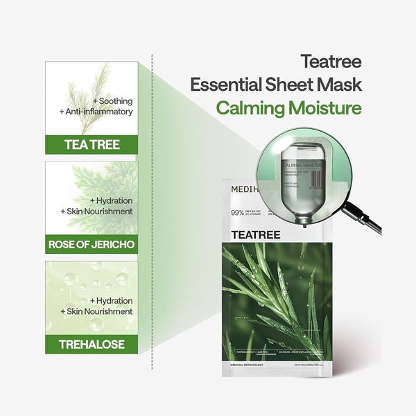 MEDIHEAL Tea Tree Essential Mask-Calming Moisture