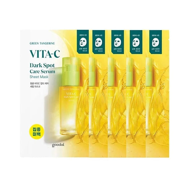 GOODAL Green Tangerine Vita-C Dark Spot Care Serum Sheet Mask