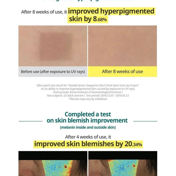 GOODAL Green Tangerine vita C Dark Spot Tone Up Cream 50ml