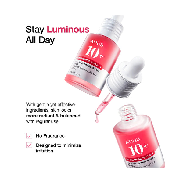 ANUA Niacinamide 10% +TXA 4% Serum 30ml