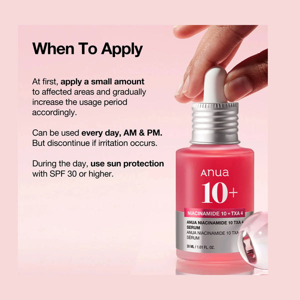 ANUA Niacinamide 10% +TXA 4% Serum 30ml