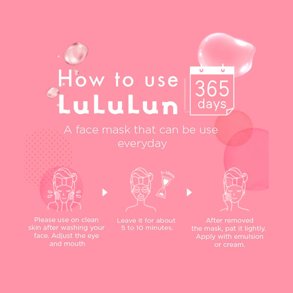 How to use lululun mask every day