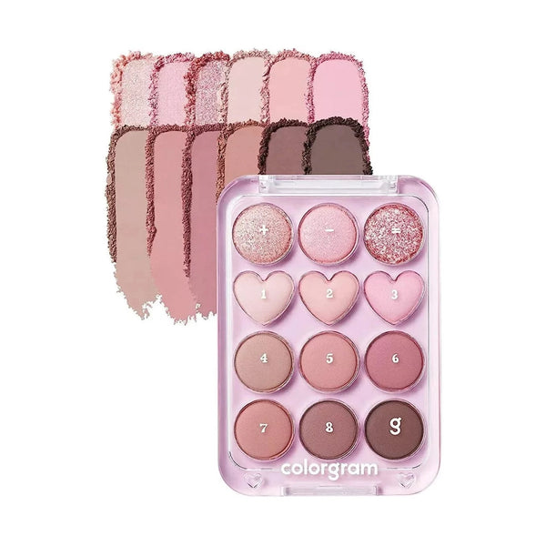 Colorgram Pin Point Eyeshadow Palette 02 Pink Mauve