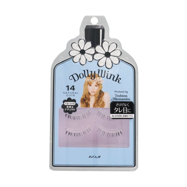 Koji Dolly Wink False Eyelashes No.14 Natural Cute