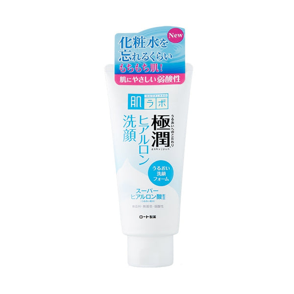 ROHTO Hadalabo Gokujyun Hyaluronic Face Wash Cleanser