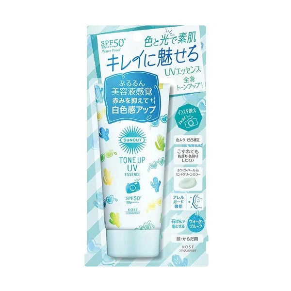 KOSE Suncut Tone Up UV Essence Mint Green