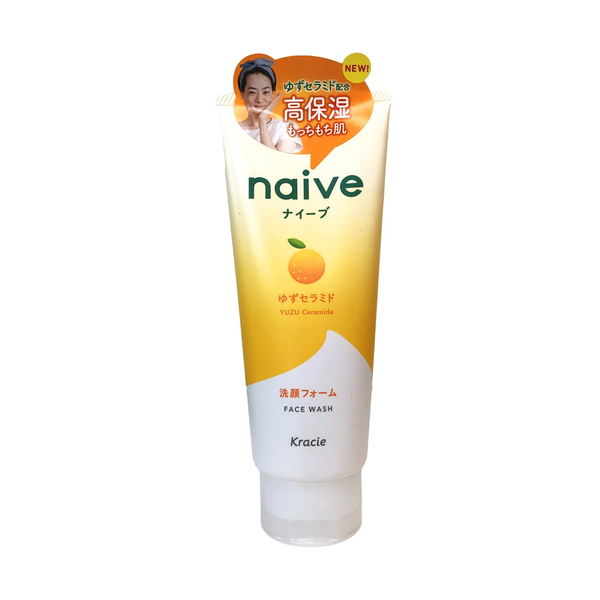 Kracie Naive Yuzu Ceramide Face Wash 130g