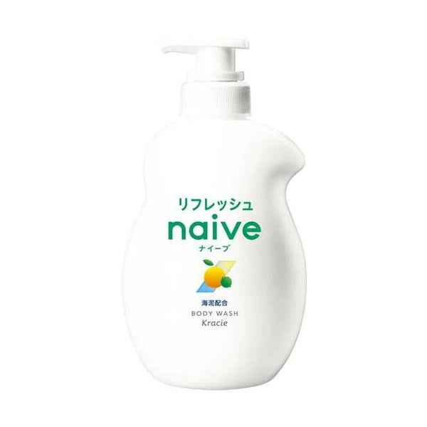 KRACIE Naive Body Soap Refresh Pump
