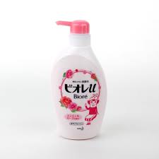 KAO Biore Body Soap Angel Rose 480ml