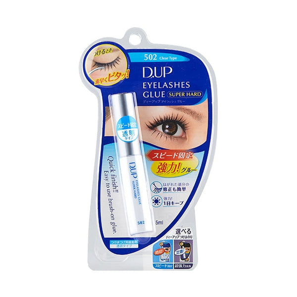 D.U.P Eyelashes Glue Super Hard 502 Clear Type