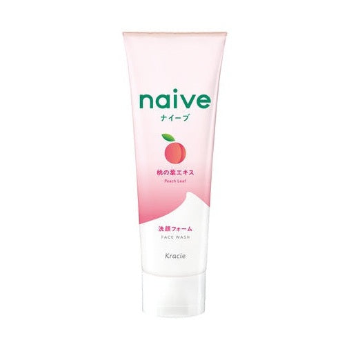 Kracie Naive Peach Leaf Face Wash 120g