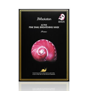 JMSolution Active Pink Snail Brightening Mask 10pcs