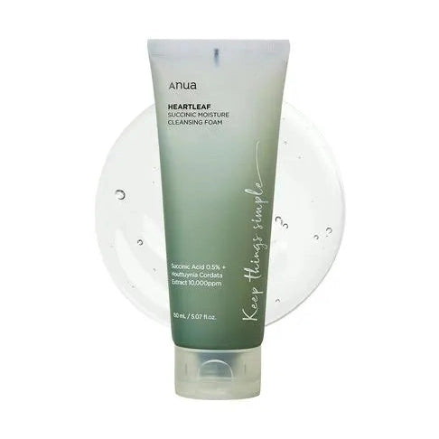 ANUA Heartleaf Succinic Moisture Cleansing Foam