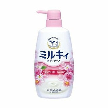 COW MILKY BODY SOAP Relax Floral Scented 550ml