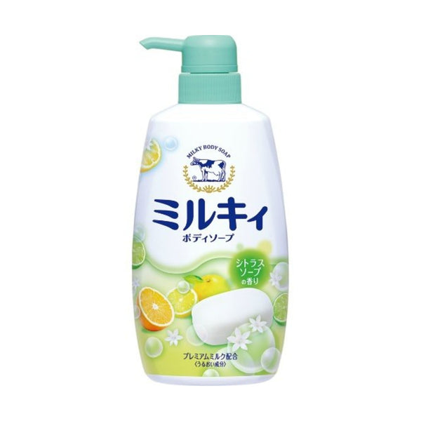COW MILKY BODY SOAP Yuzu Scented 550ml