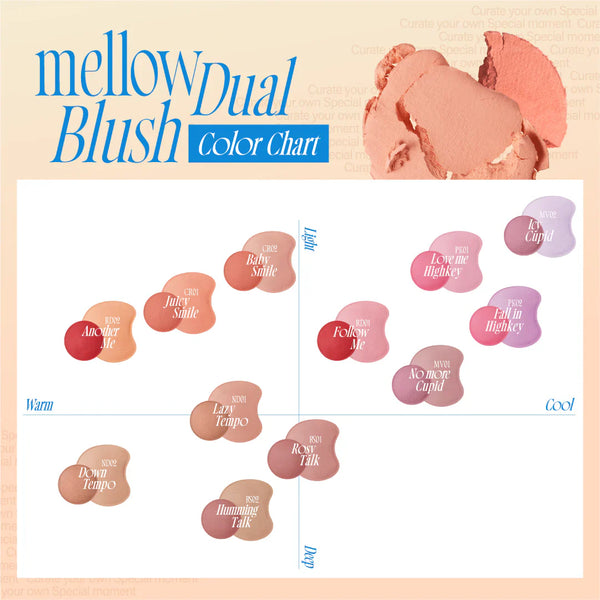 FWEE Mellow Dual Blusher 7.2g