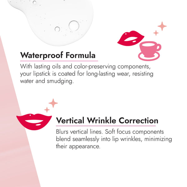 waterproof formula, vertical wrinkle correction