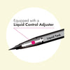 equipped with a liquid control adjuster