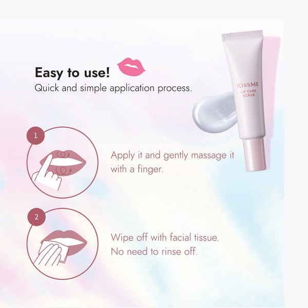 how to: apply, massage, and wipe off