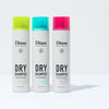 Diane Perfect Beauty Dry Shampoo series on white back ground