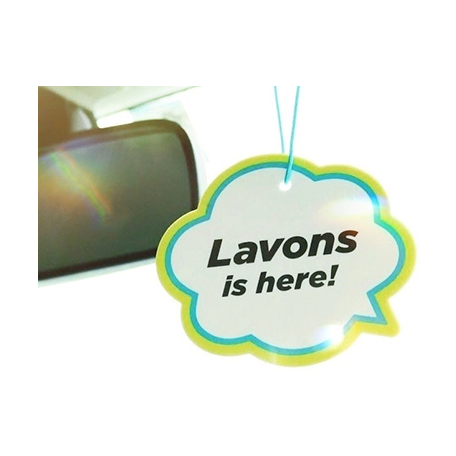 Paper Fragrance Shiny Moon hang on car mirror